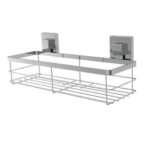 EvoVac Suction Caravan Large Shower Caddy Chrome
