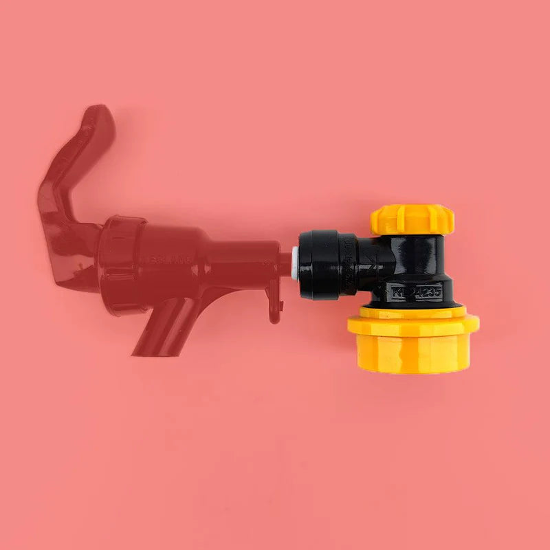 duotight 6.35mm (1/4'') x Ball Lock Disconnect - (Black + Yellow Liquid)