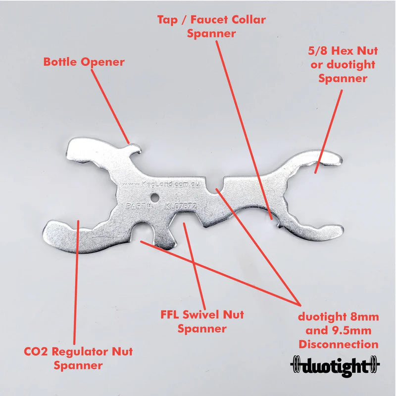 7 in 1 Faucet Spanner / Wrench Tool