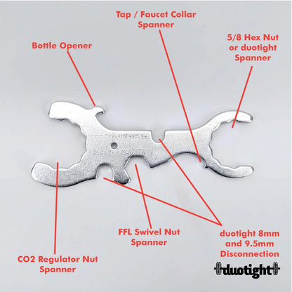 7 in 1 Faucet Spanner / Wrench Tool