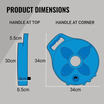 Flat Out 15m Drink Water Hose as 2 x 7.5m on Compact Multi-Reels