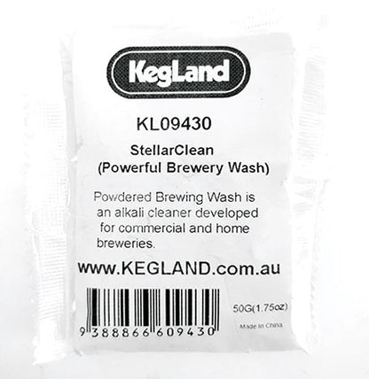 StellarClean - Powerful Brewery Wash PBW 50g in Sachet