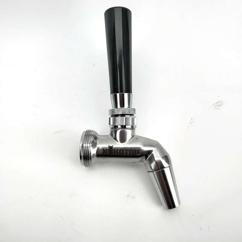 Black Plastic Draft Tap Handle - Long Slender Type