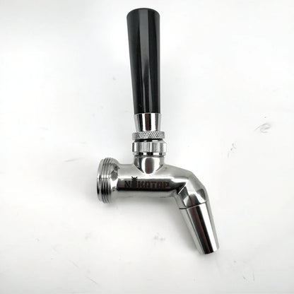 Black Plastic Draft Tap Handle - Long Slender Type