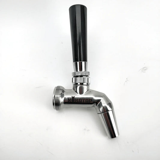 Black Plastic Draft Tap Handle - Long Slender Type