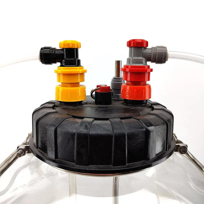 duotight 8mm (5/16) x Ball Lock Disconnect - (Black + Yellow Liquid)