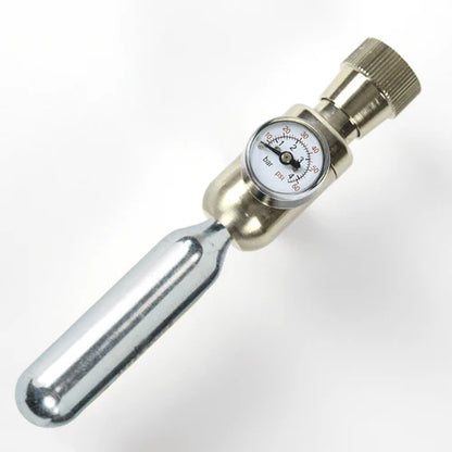 Compact CO2 Regulator with Gauge for Gas Bulbs