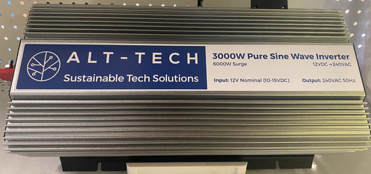 Alt - Tech 3000W - 6000W Surge Pure Sine Wave Inverter